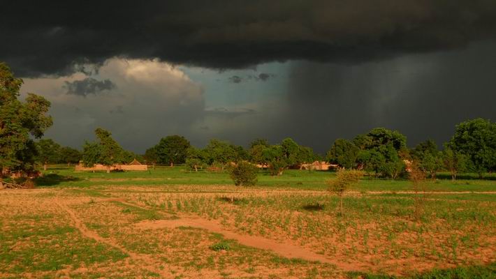 Burkina Faso arrivée de la pluie Août 2009